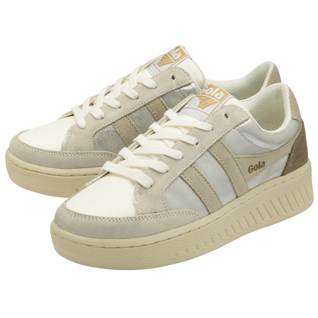 Gola Classics Superslam Blaze Sneakers Stříbrné Šedé CZ | DKYR-30975