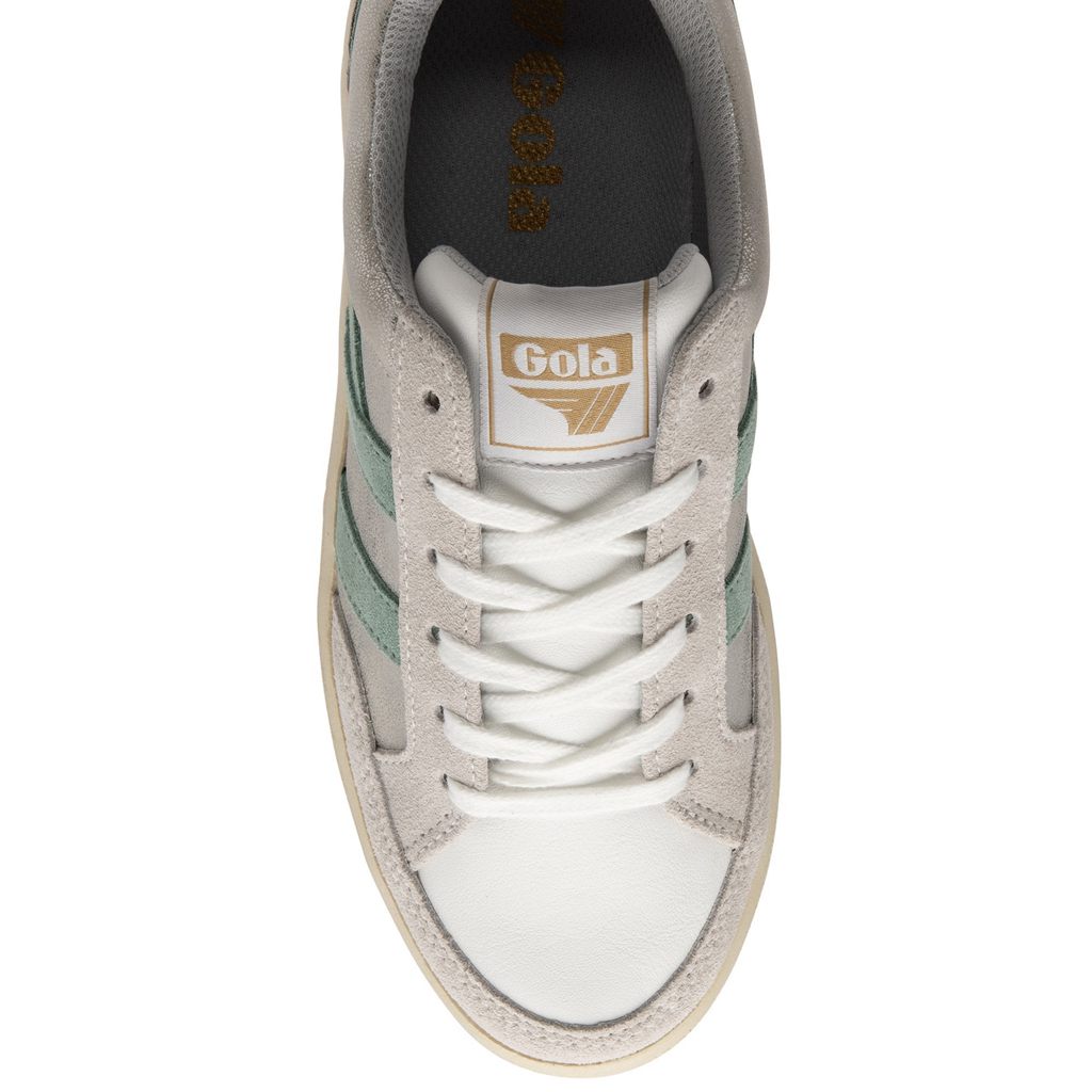 Gola Classics Superslam Blaze Sneakers Stříbrné Zelene Šedé CZ | BOGX-80295