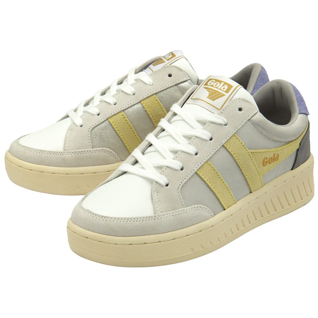 Gola Classics Superslam Blaze Sneakers Stříbrné Citrón Levandule CZ | RUGH-41820