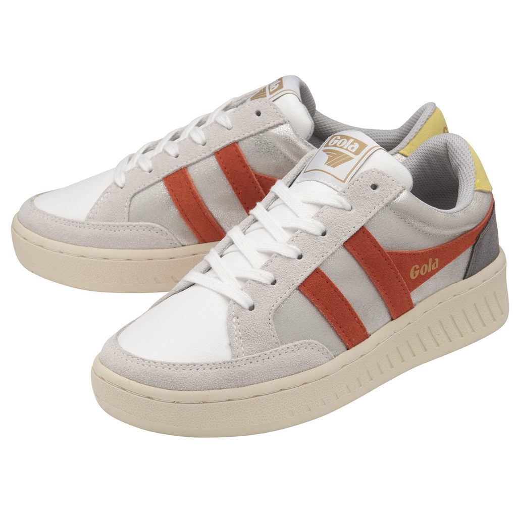 Gola Classics Superslam Blaze Sneakers Stříbrné Koralove CZ | ZTFU-69305