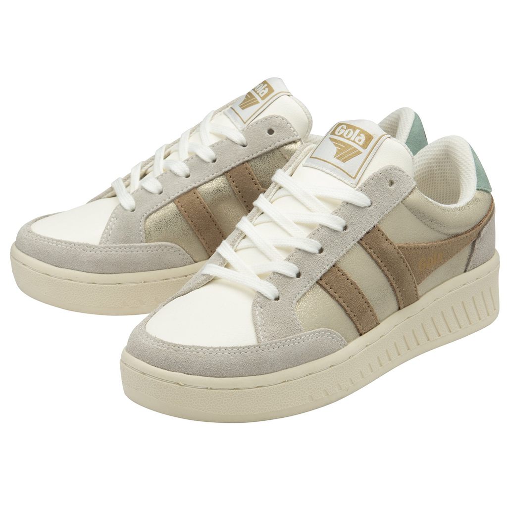 Gola Classics Superslam Blaze Sneakers Zlaté Světle Zelene CZ | UKLC-45736