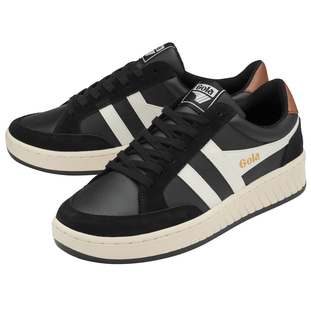 Gola Classics Superslam Sneakers Černé Bílé Oranžové CZ | NQIU-90374