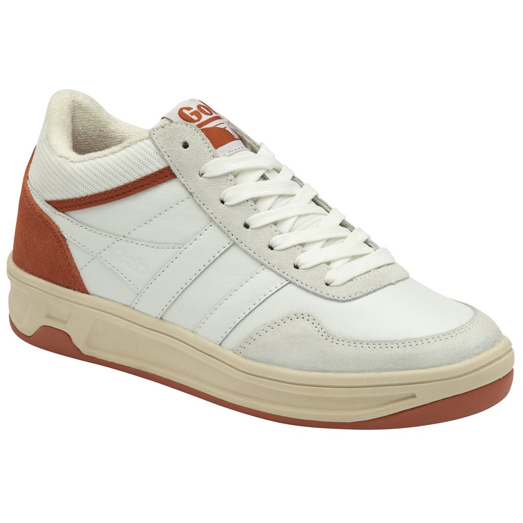 Gola Classics Swerve Sneakers Bílé Oranžové CZ | XPVQ-86349