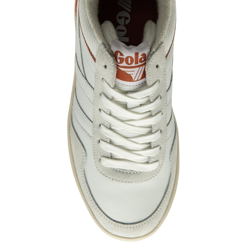 Gola Classics Swerve Sneakers Bílé Oranžové CZ | XPVQ-86349