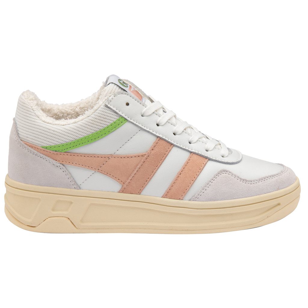 Gola Classics Swerve Sneakers Bílé Růžové Zelene CZ | GPBZ-95087
