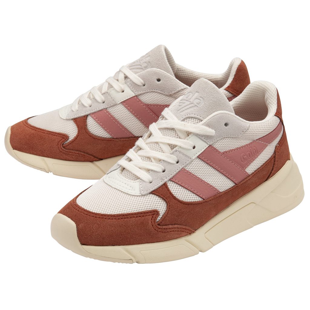 Gola Classics Tempest Sneakers Bílé Oranžové Koralove Růžové CZ | JRBD-63297