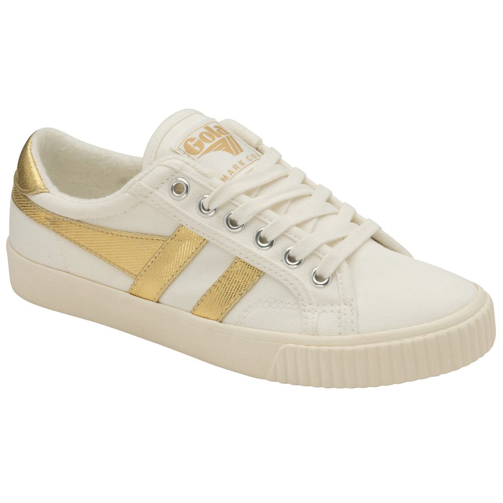 Gola Classics Tennis Mark Cox Sneakers Bílé Zlaté CZ | KPUA-07152