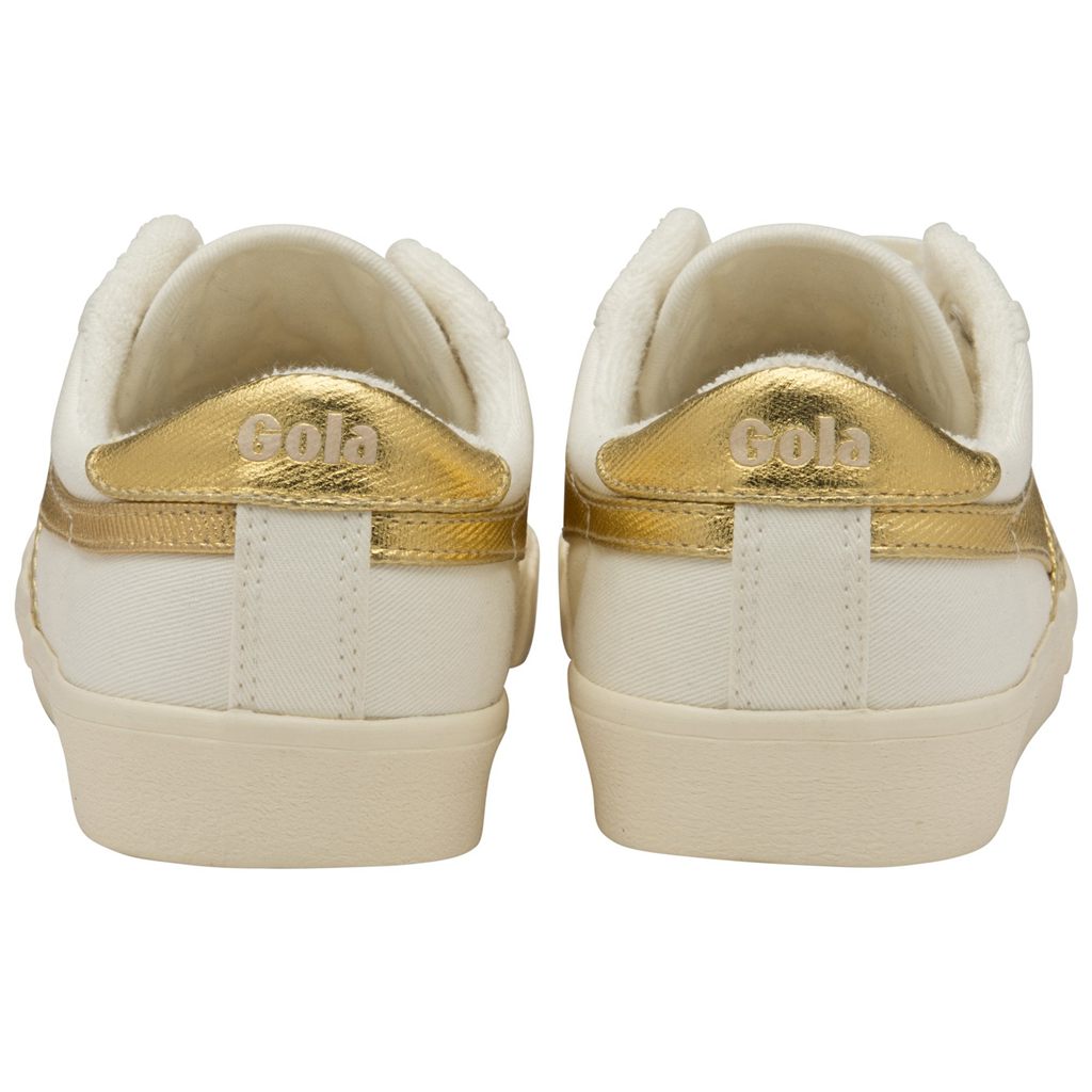 Gola Classics Tennis Mark Cox Sneakers Bílé Zlaté CZ | KPUA-07152