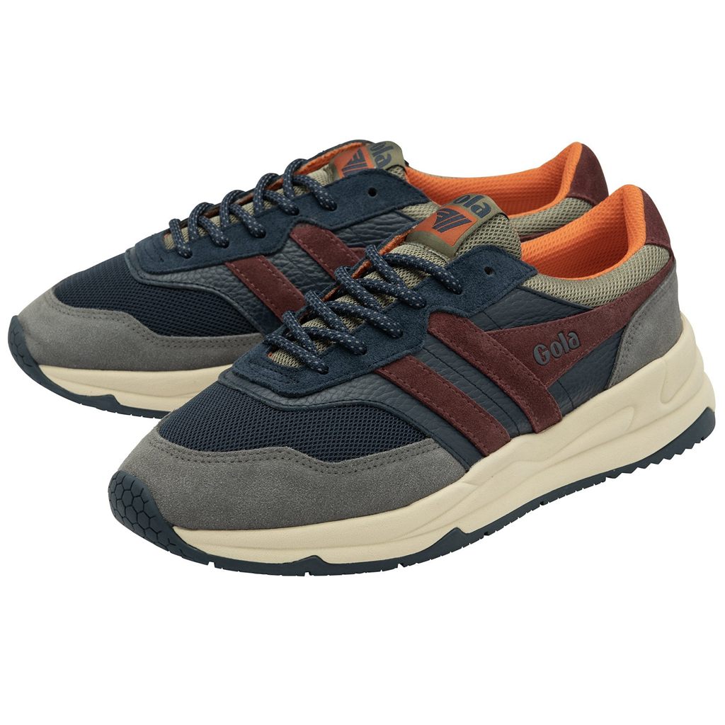 Gola Classics Titan Sneakers Tmavě Blankyt Vínové CZ | UYAJ-20435