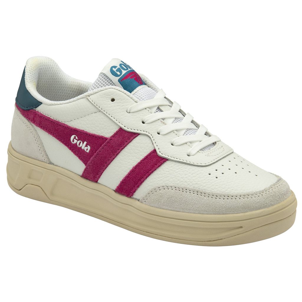 Gola Classics Topspin Sneakers Bílé Fuchsie CZ | KFWQ-75203