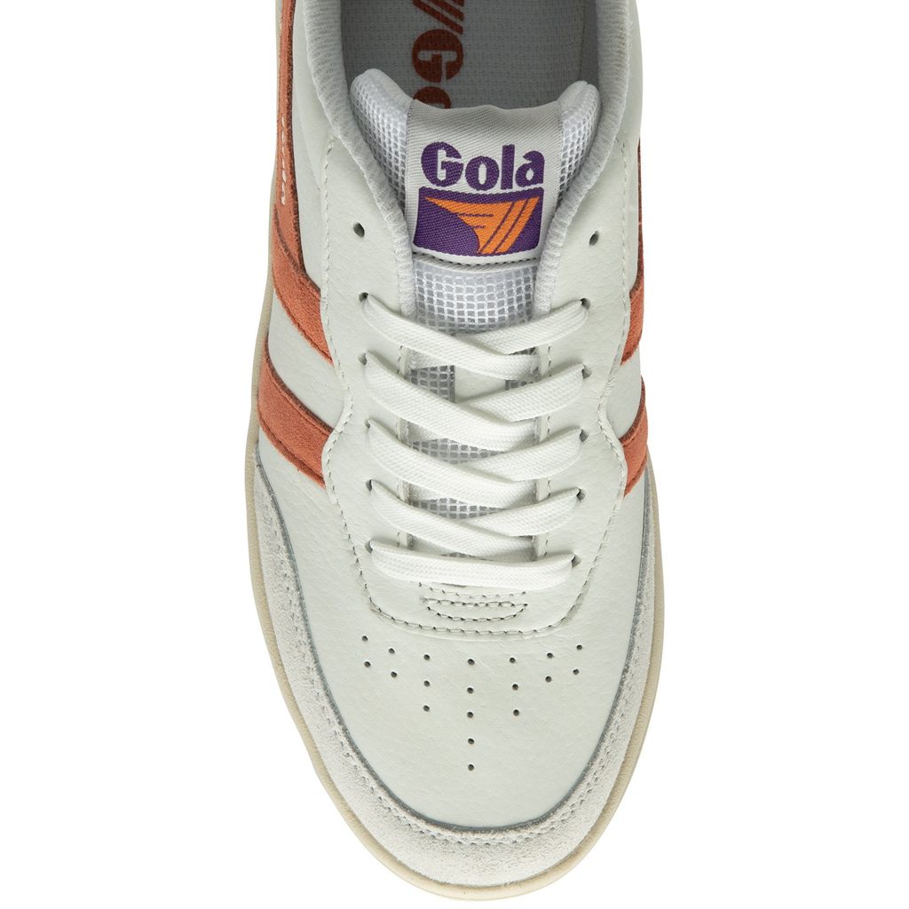 Gola Classics Topspin Sneakers Bílé Koralove Královská Modrá Fialové CZ | VKMS-47983