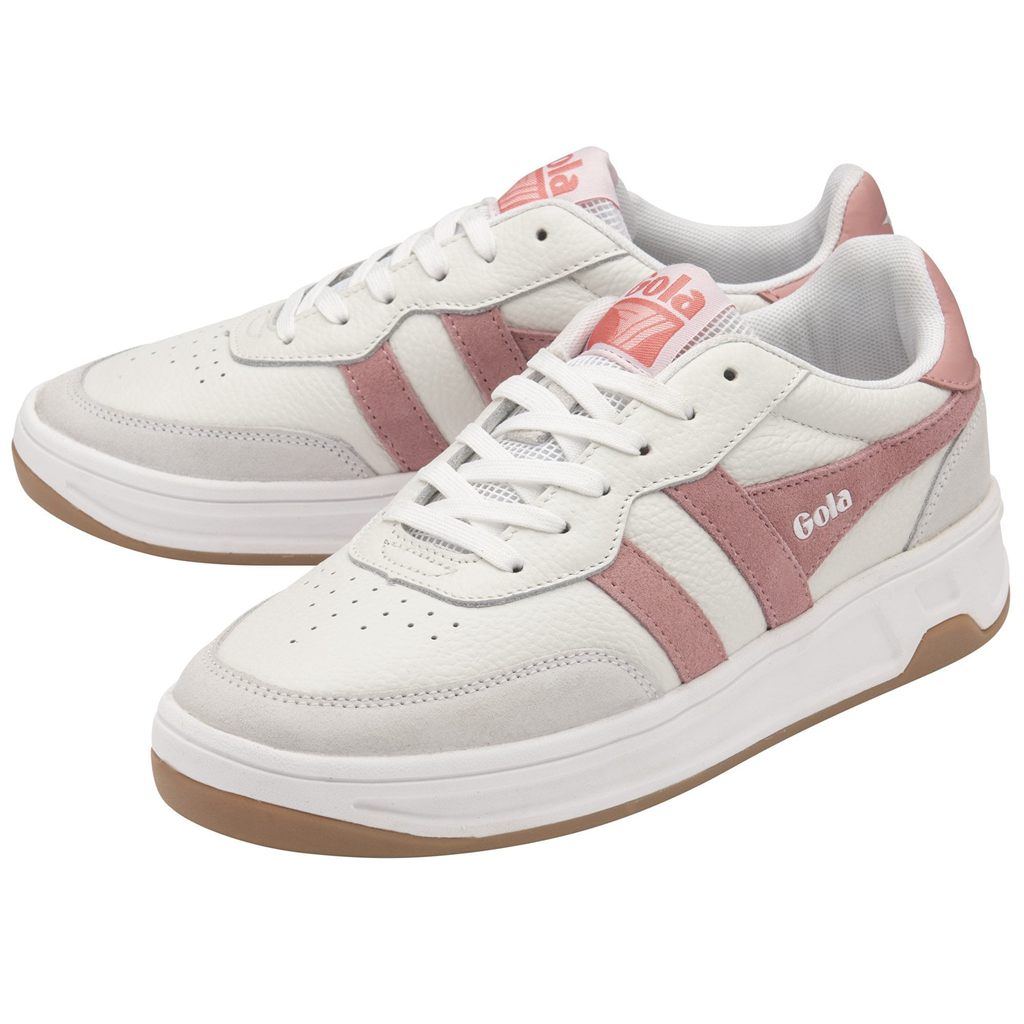 Gola Classics Topspin Sneakers Bílé Růžové Koralove Růžové CZ | MFKZ-94267