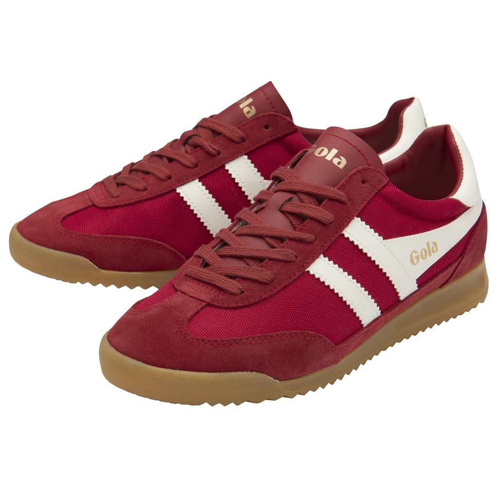 Gola Classics Tornado Sneakers Tmavě Červené Bílé CZ | JOZF-46871