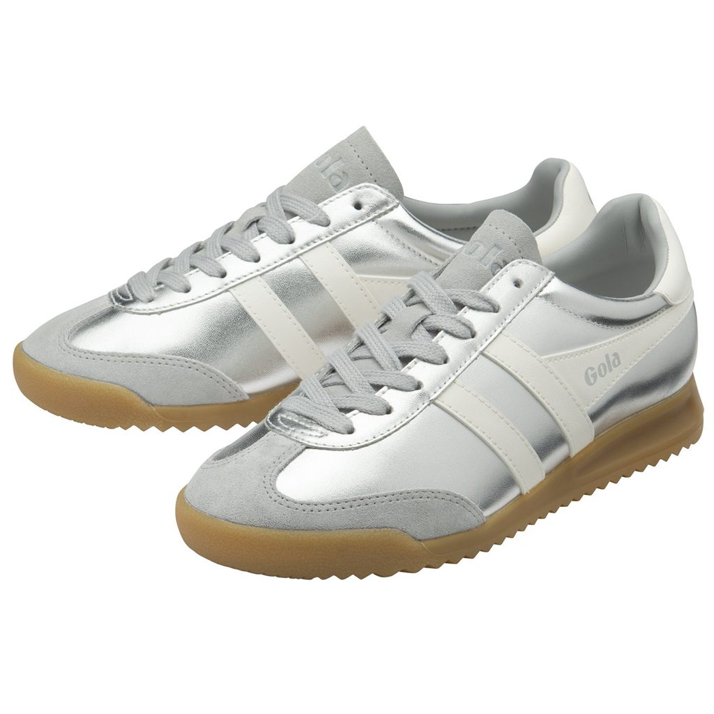Gola Classics Torpedo Glimmer Sneakers Stříbrné Bílé CZ | ZMJN-49316