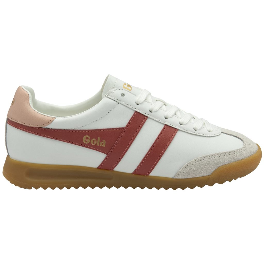 Gola Classics Torpedo Leather Sneakers Bílé Růžové CZ | ZSFC-79540