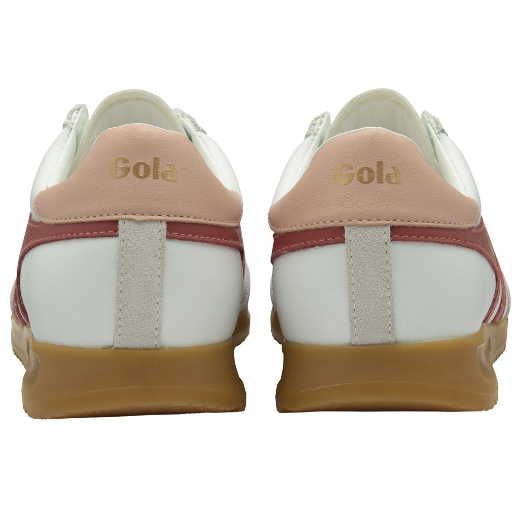 Gola Classics Torpedo Leather Sneakers Bílé Růžové CZ | ZSFC-79540
