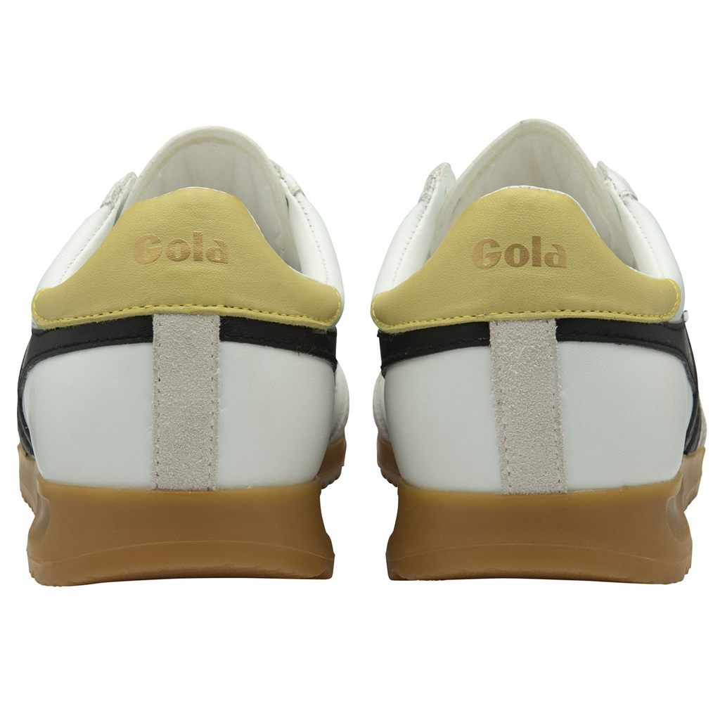 Gola Classics Torpedo Leather Sneakers Bílé Černé Citrón CZ | GDCY-04528