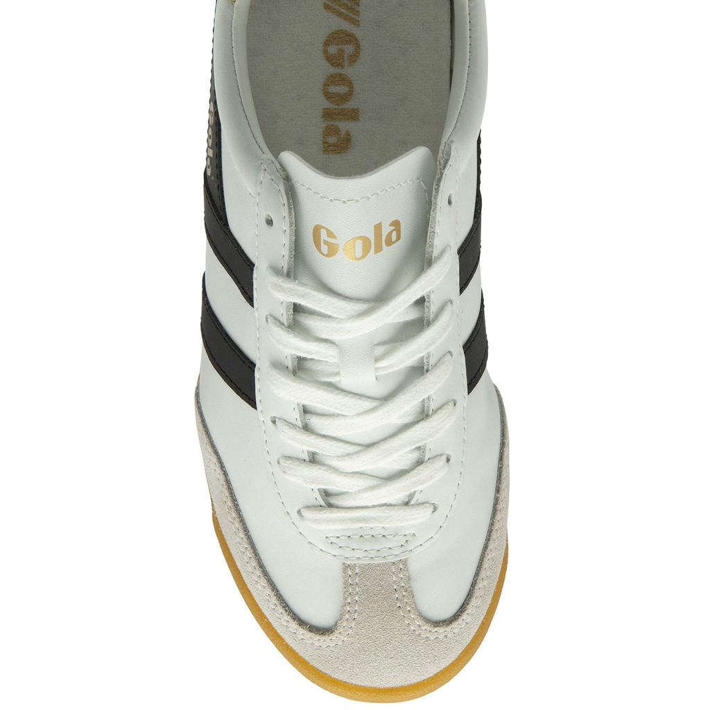 Gola Classics Torpedo Leather Sneakers Bílé Černé Citrón CZ | GDCY-04528