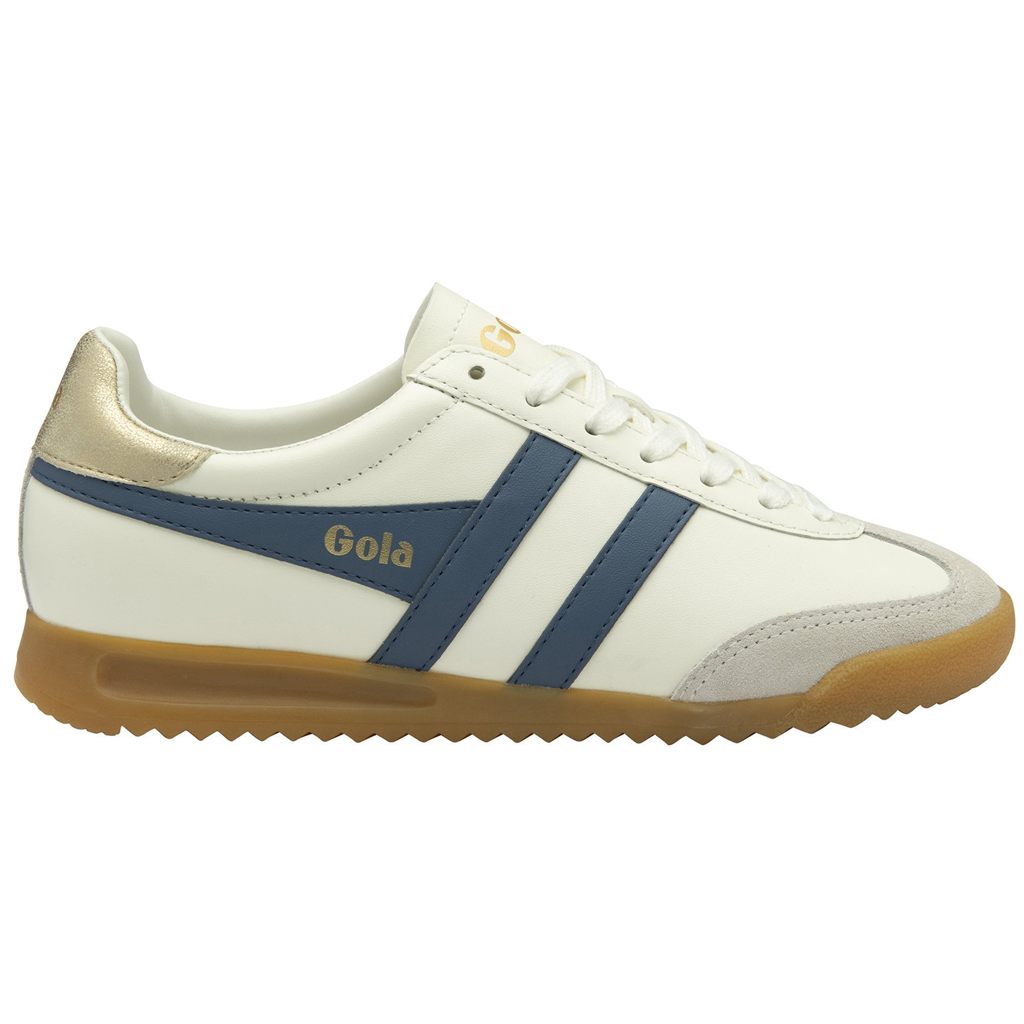 Gola Classics Torpedo Leather Sneakers Bílé Zlaté CZ | SKGN-15387