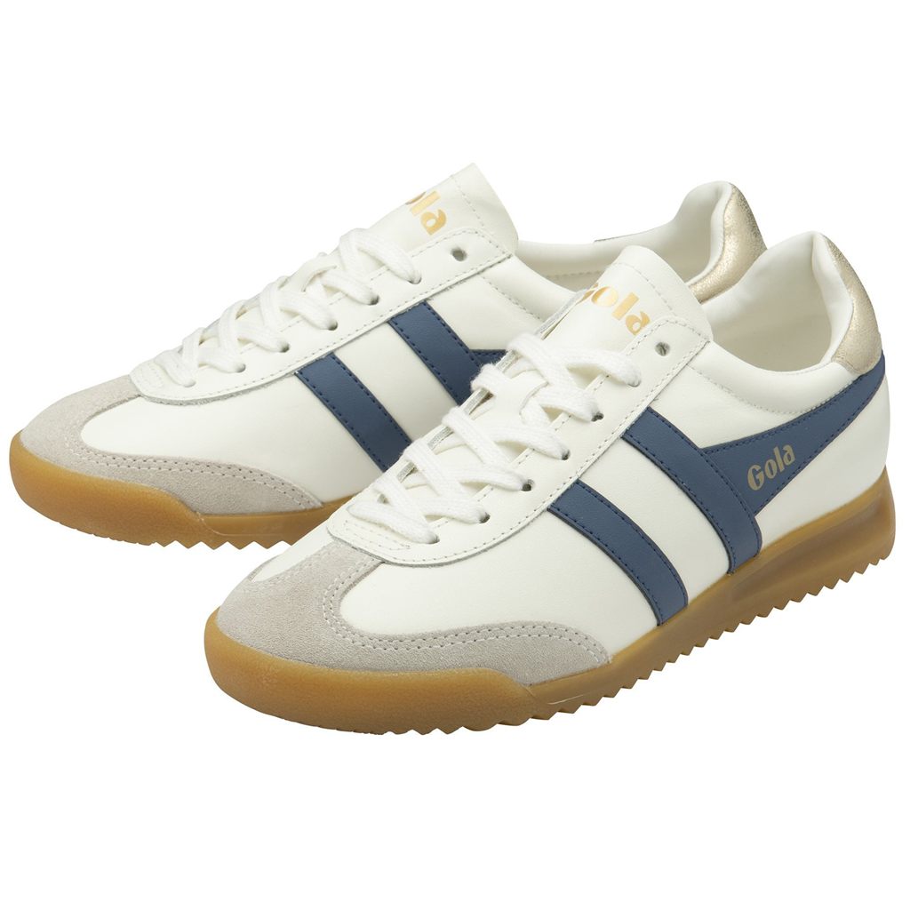 Gola Classics Torpedo Leather Sneakers Bílé Zlaté CZ | SKGN-15387