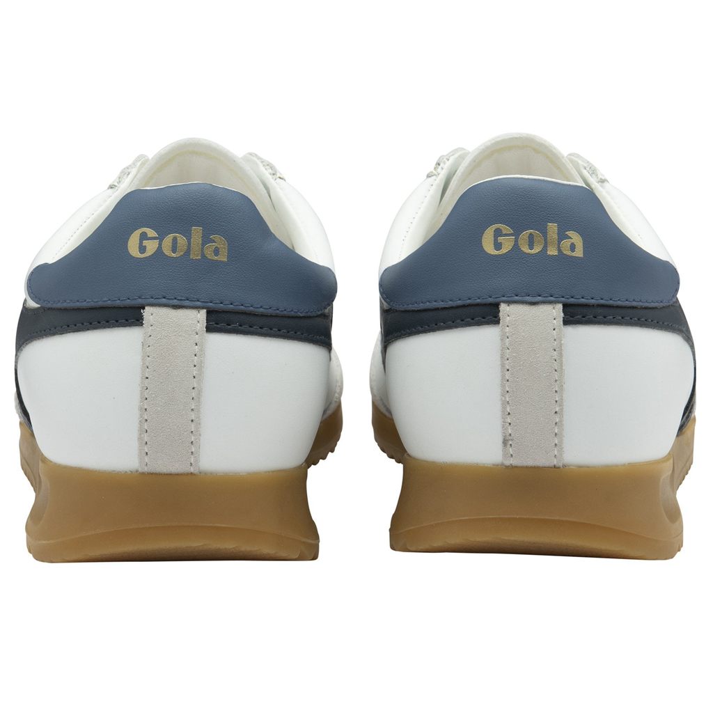 Gola Classics Torpedo Leather Sneakers Bílé Tmavě Blankyt CZ | KGDC-65170