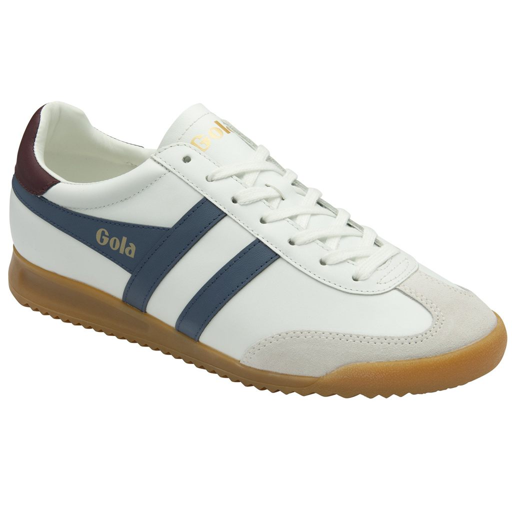 Gola Classics Torpedo Leather Sneakers Bílé Vínové CZ | FGYO-01742