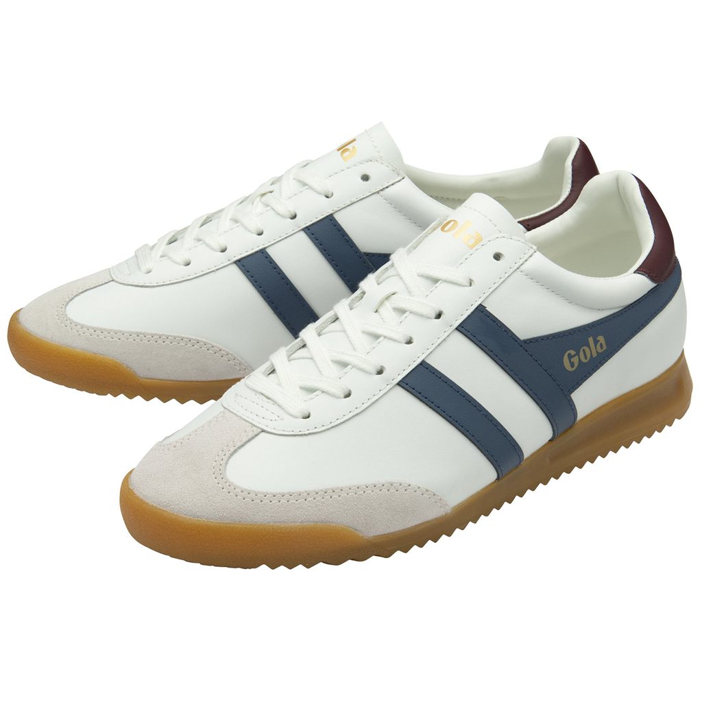 Gola Classics Torpedo Leather Sneakers Bílé Vínové CZ | FGYO-01742