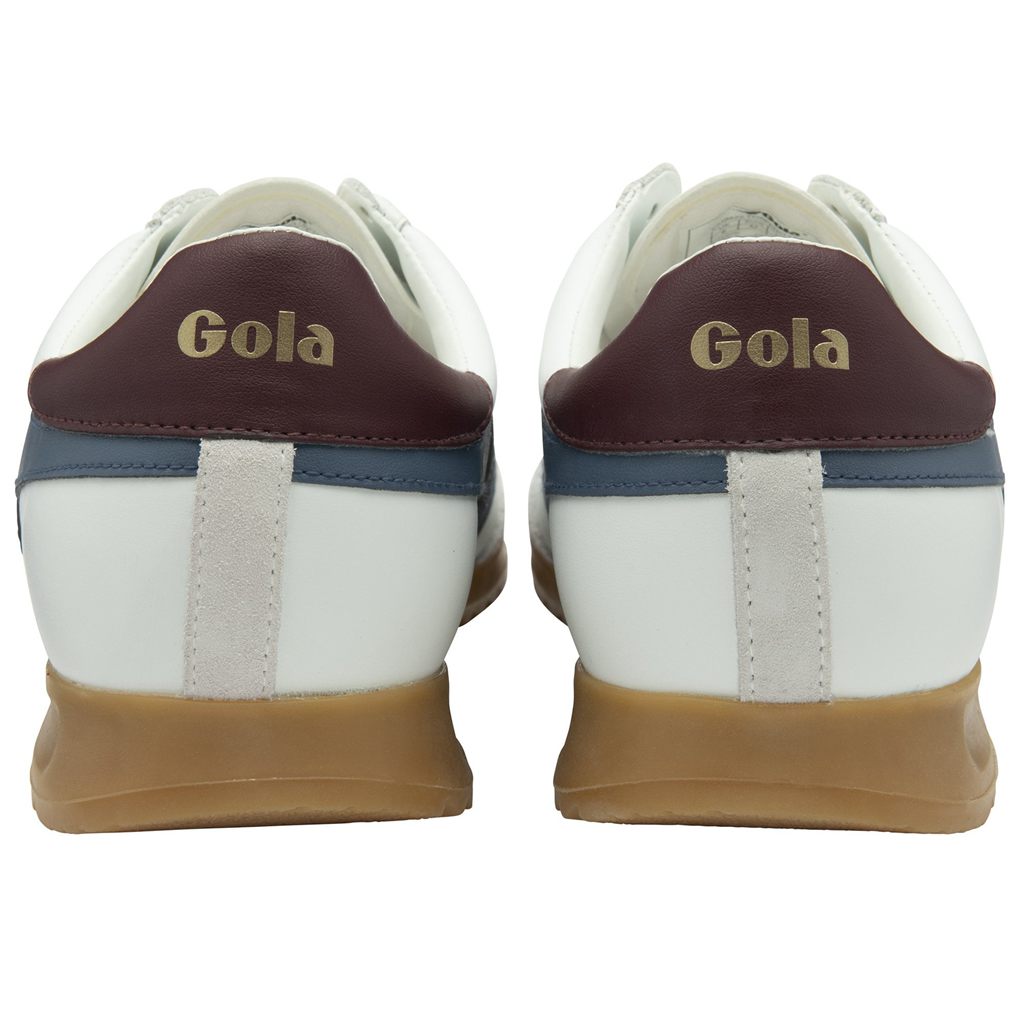 Gola Classics Torpedo Leather Sneakers Bílé Vínové CZ | FGYO-01742