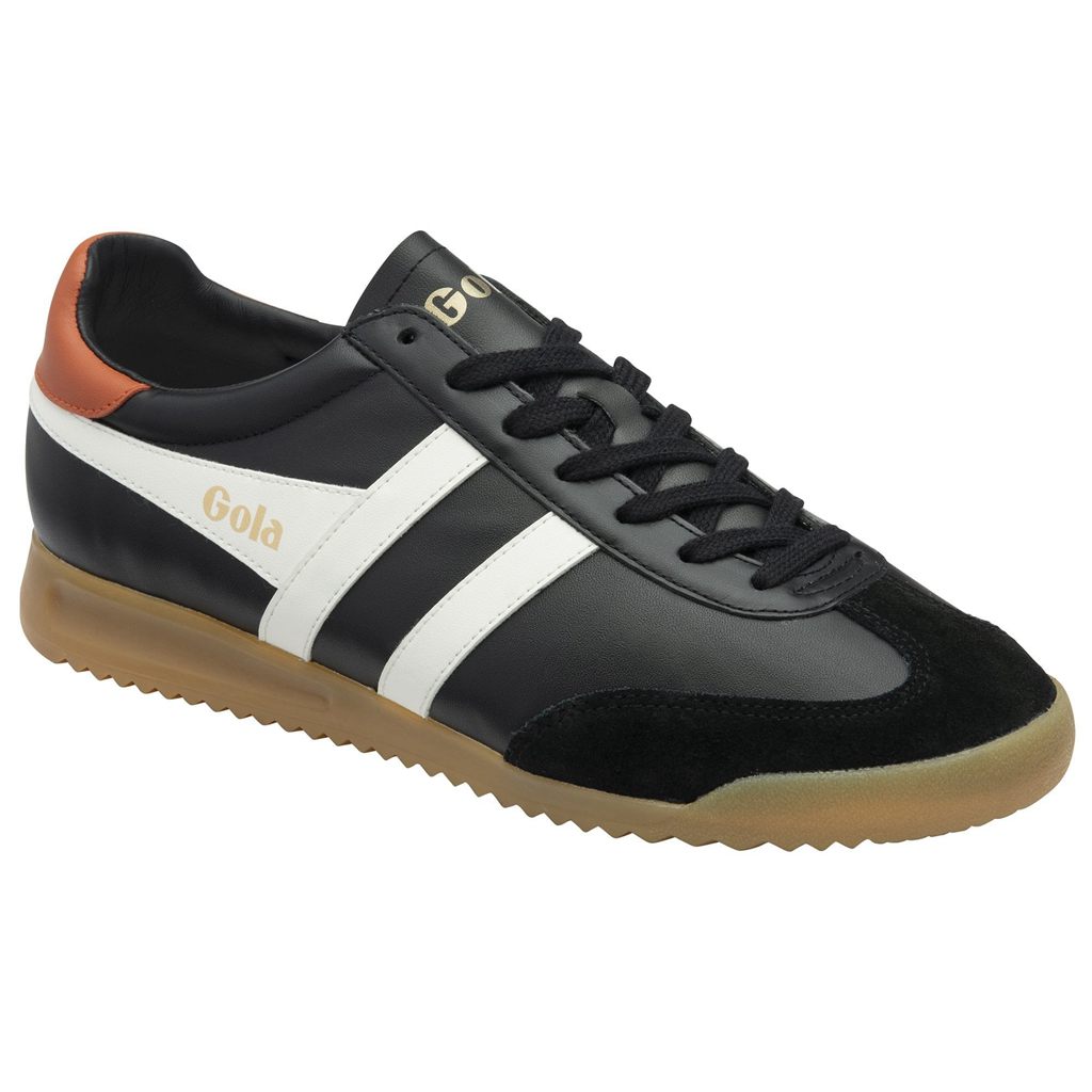 Gola Classics Torpedo Leather Sneakers Černé Bílé Oranžové CZ | KYJC-97842