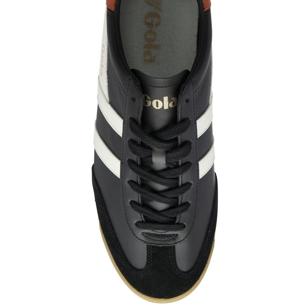 Gola Classics Torpedo Leather Sneakers Černé Bílé Oranžové CZ | KYJC-97842