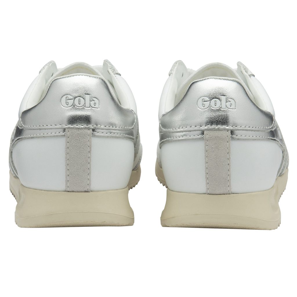 Gola Classics Torpedo Mirror Sneakers Bílé Stříbrné Bílé CZ | AHQN-25671