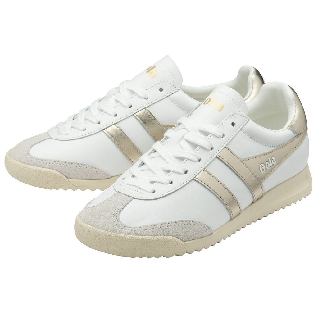 Gola Classics Torpedo Mirror Sneakers Bílé Zlaté Bílé CZ | SWFU-81370