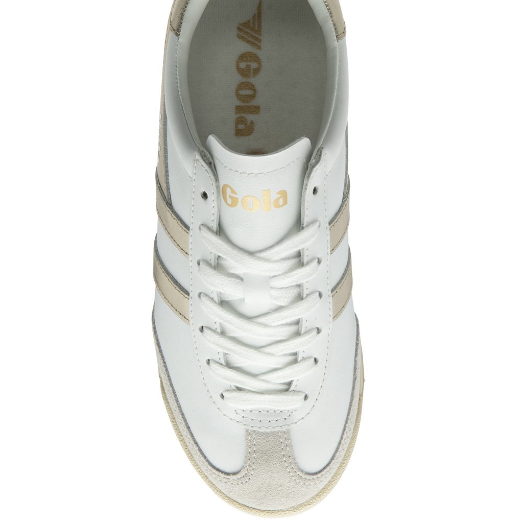 Gola Classics Torpedo Mirror Sneakers Bílé Zlaté Bílé CZ | SWFU-81370