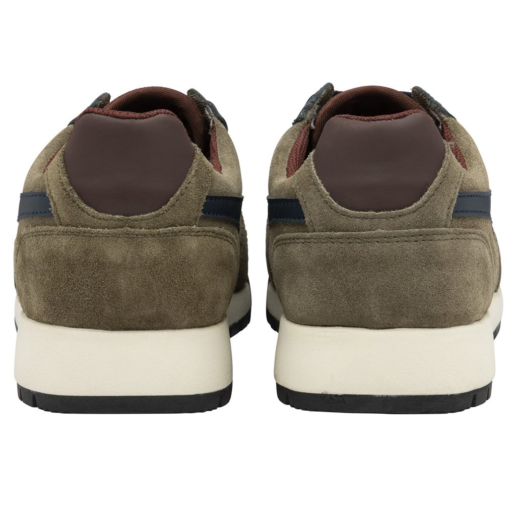 Gola Classics Trek Low Sneakers Hnědožlutý Tmavě Blankyt Vínové CZ | HNRT-75013