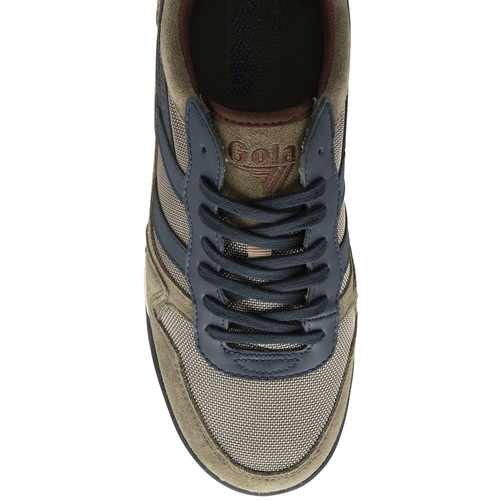 Gola Classics Trek Low Sneakers Hnědožlutý Tmavě Blankyt Vínové CZ | HNRT-75013