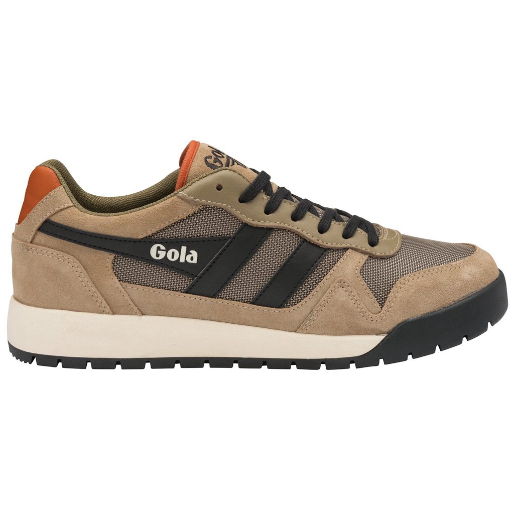 Gola Classics Trek Low Sneakers Černé Oranžové CZ | LXQO-63415