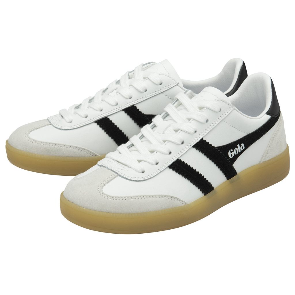 Gola Classics Viper Leather Sneakers Bílé Černé CZ | FCUZ-93574