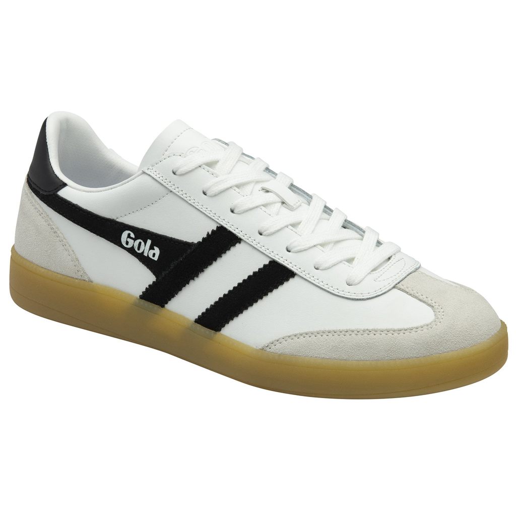 Gola Classics Viper Leather Sneakers Bílé Černé CZ | CHML-03167