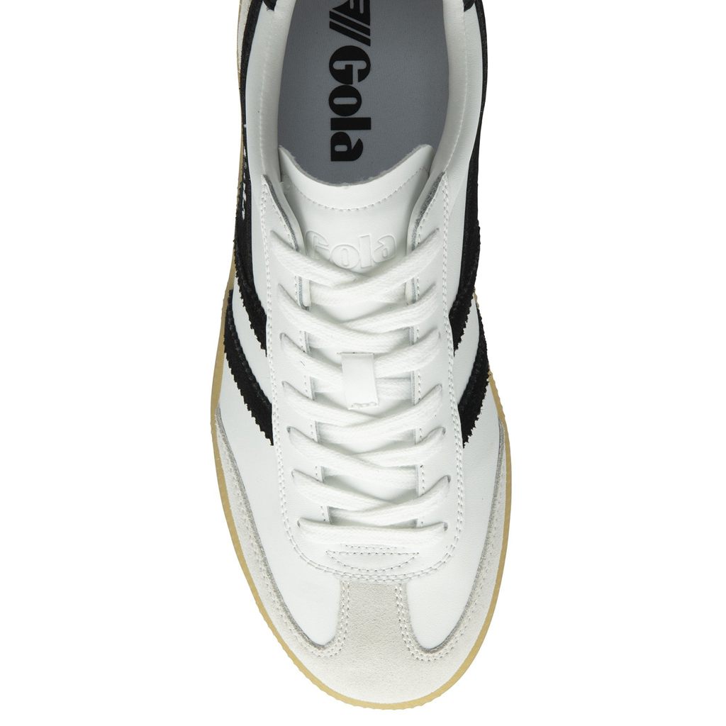 Gola Classics Viper Leather Sneakers Bílé Černé CZ | CHML-03167