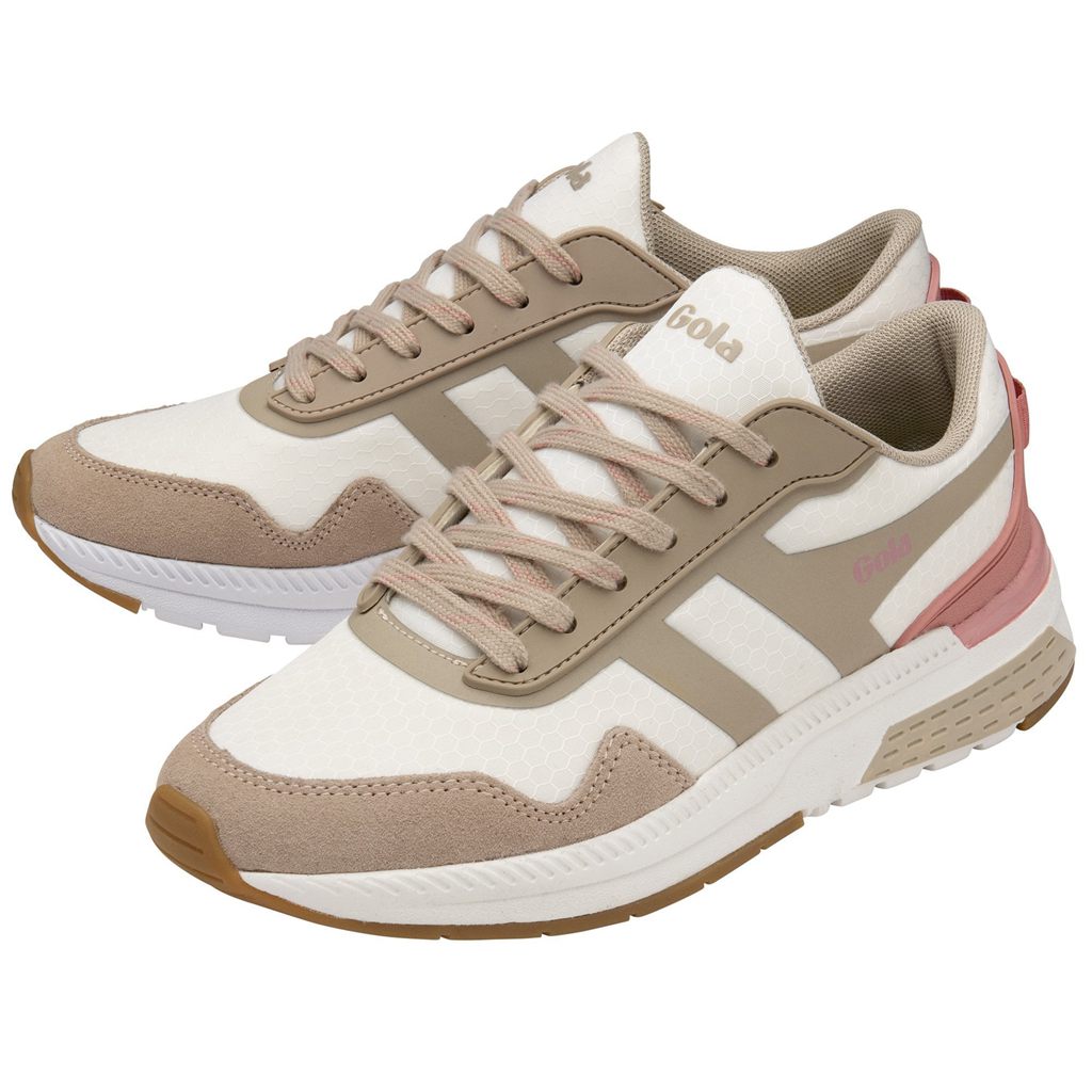 Gola Performance Atomics Sneakers Bílé Šedé Růžové CZ | ADZO-42093