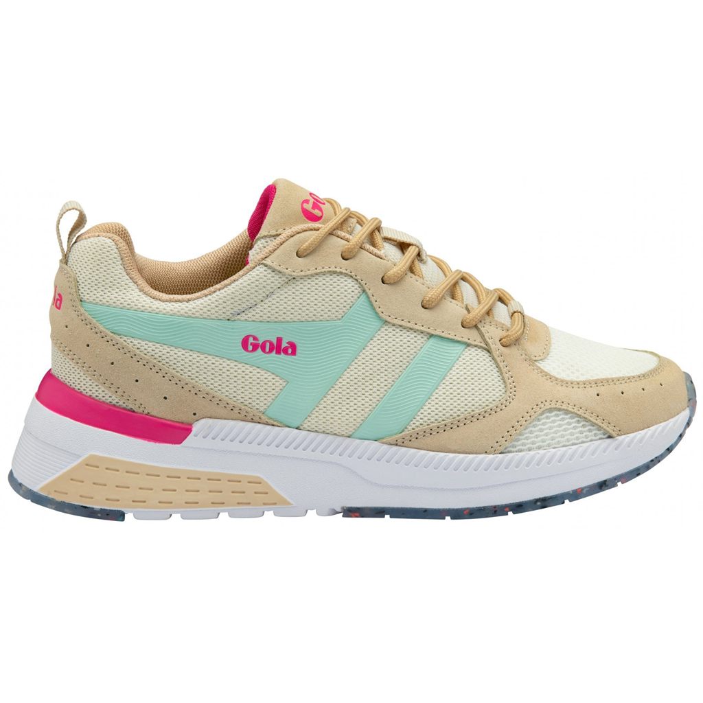Gola Performance Navis Sneakers Bílé Blankyt Růžové CZ | RQSN-03981