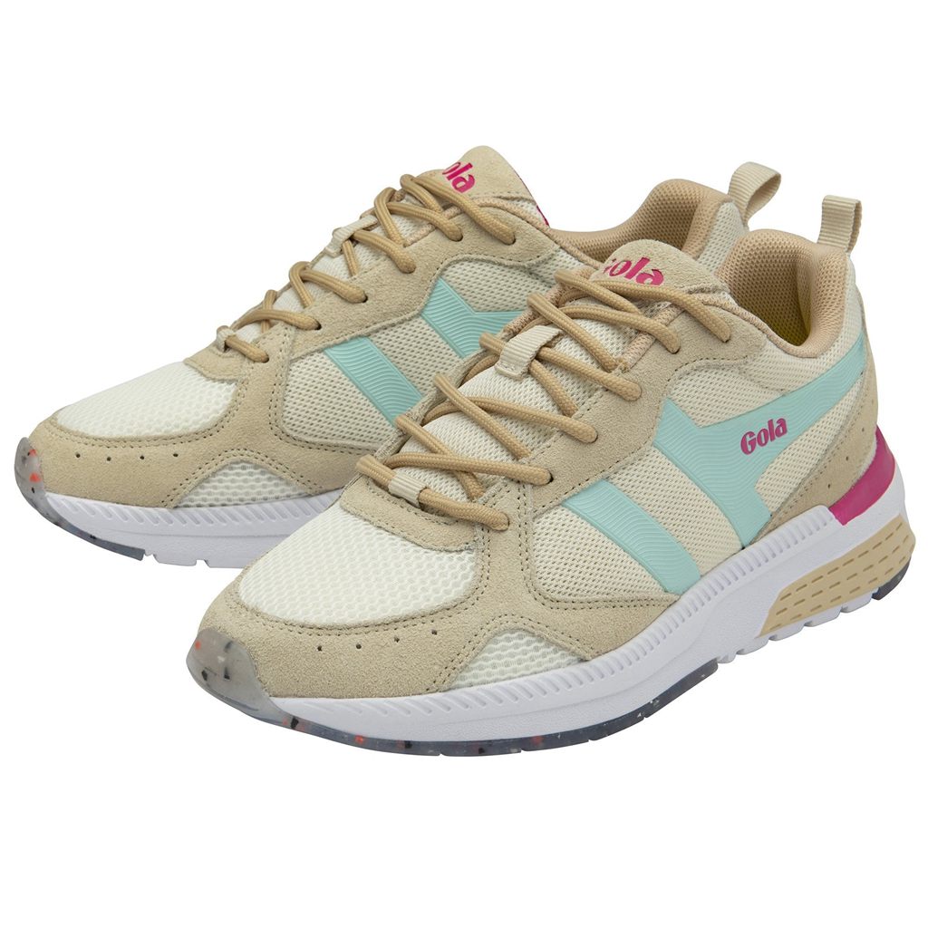 Gola Performance Navis Sneakers Bílé Blankyt Růžové CZ | RQSN-03981