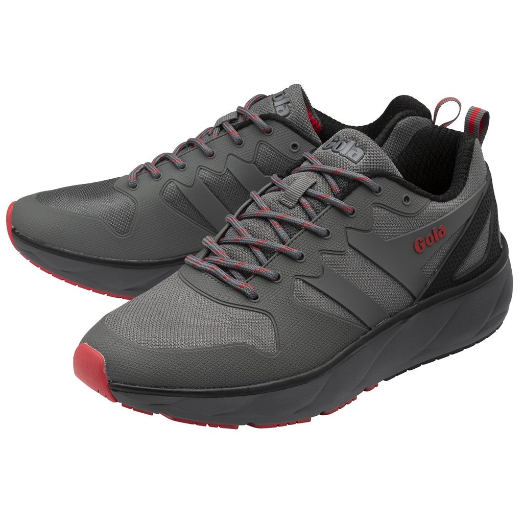 Gola Performance Thunder Sneakers Černé Tmavě Červené CZ | SJEZ-82706