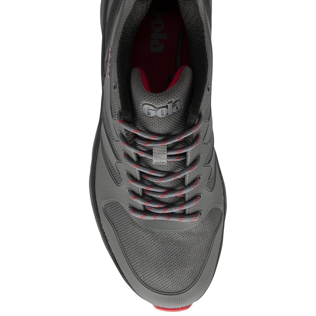 Gola Performance Thunder Sneakers Černé Tmavě Červené CZ | SJEZ-82706