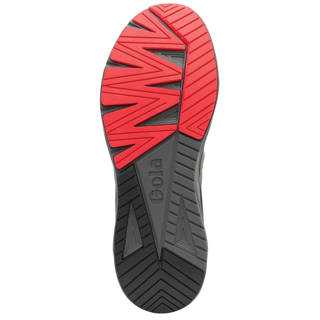 Gola Performance Thunder Sneakers Černé Tmavě Červené CZ | SJEZ-82706