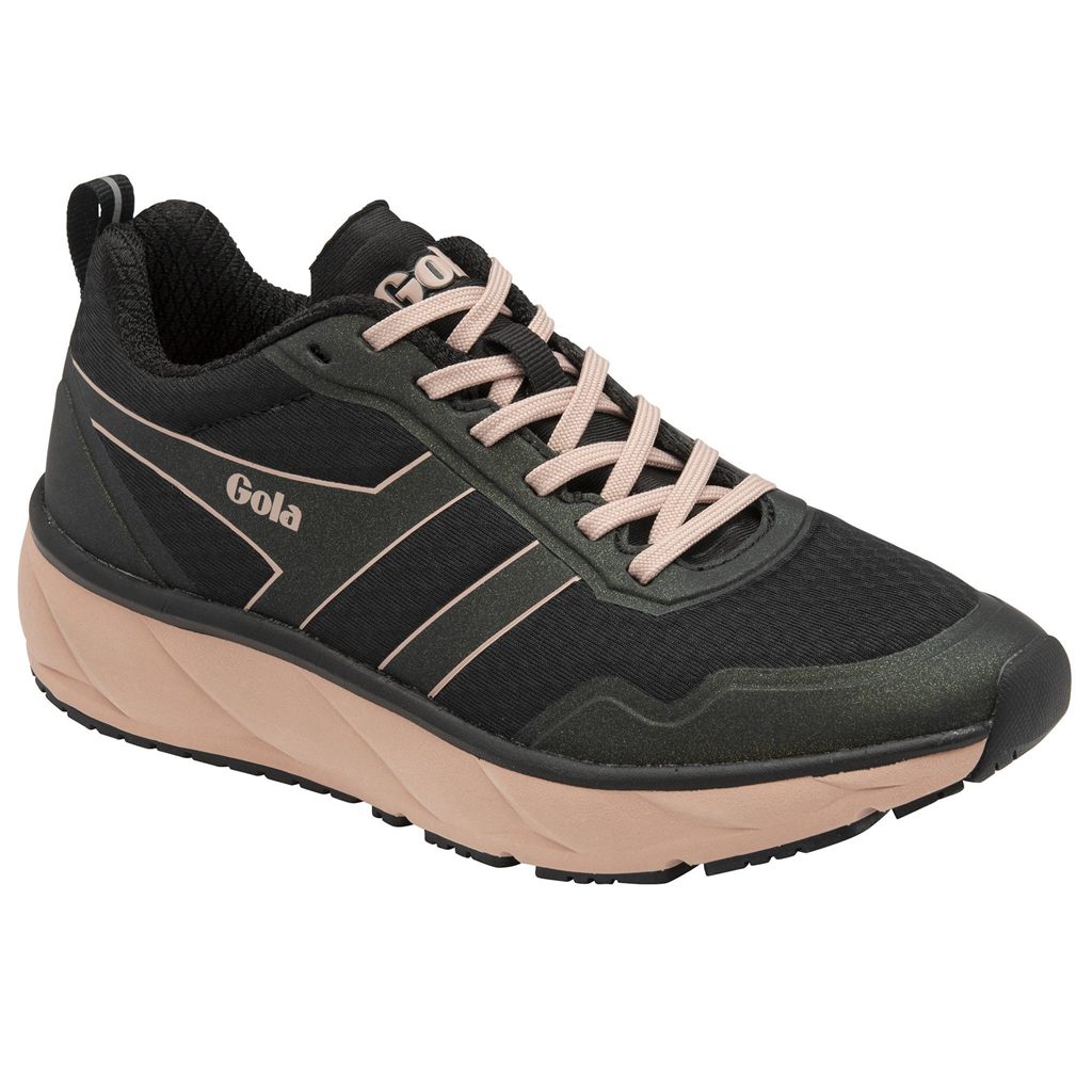 Gola Performance Typhoon Sneakers Černé Růžové CZ | TNRX-35970