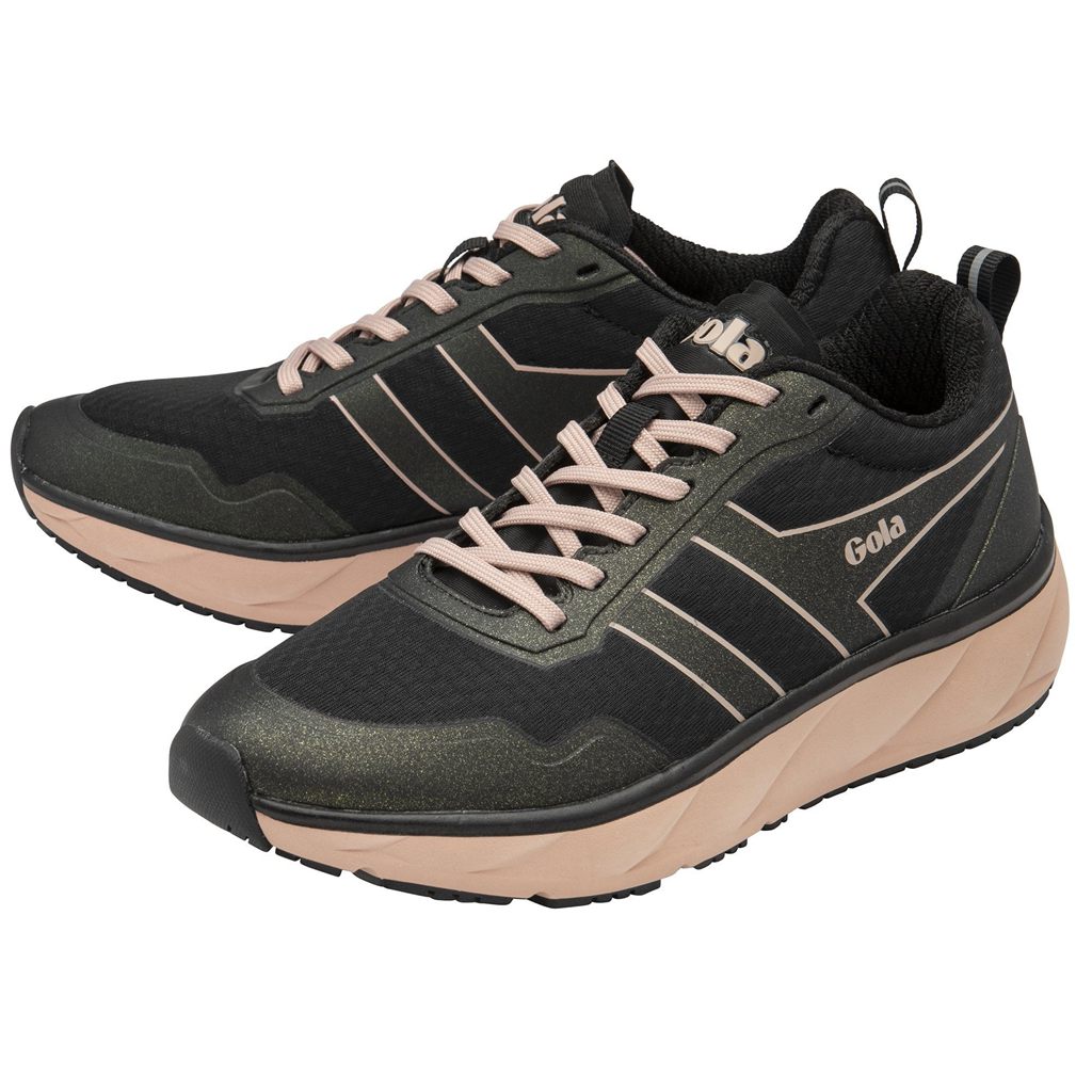 Gola Performance Typhoon Sneakers Černé Růžové CZ | TNRX-35970