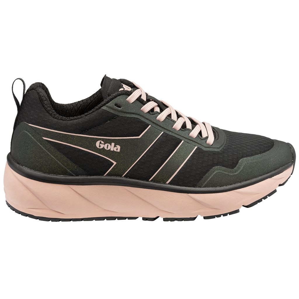 Gola Performance Typhoon Sneakers Černé Růžové CZ | TNRX-35970