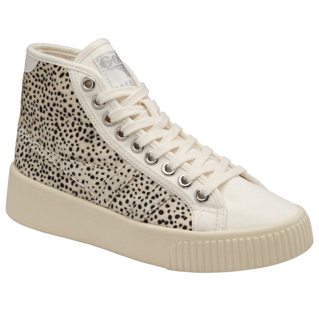 Gola Vegan Classics Baseline High Safari Sneakers Bílé CZ | XPKG-84975