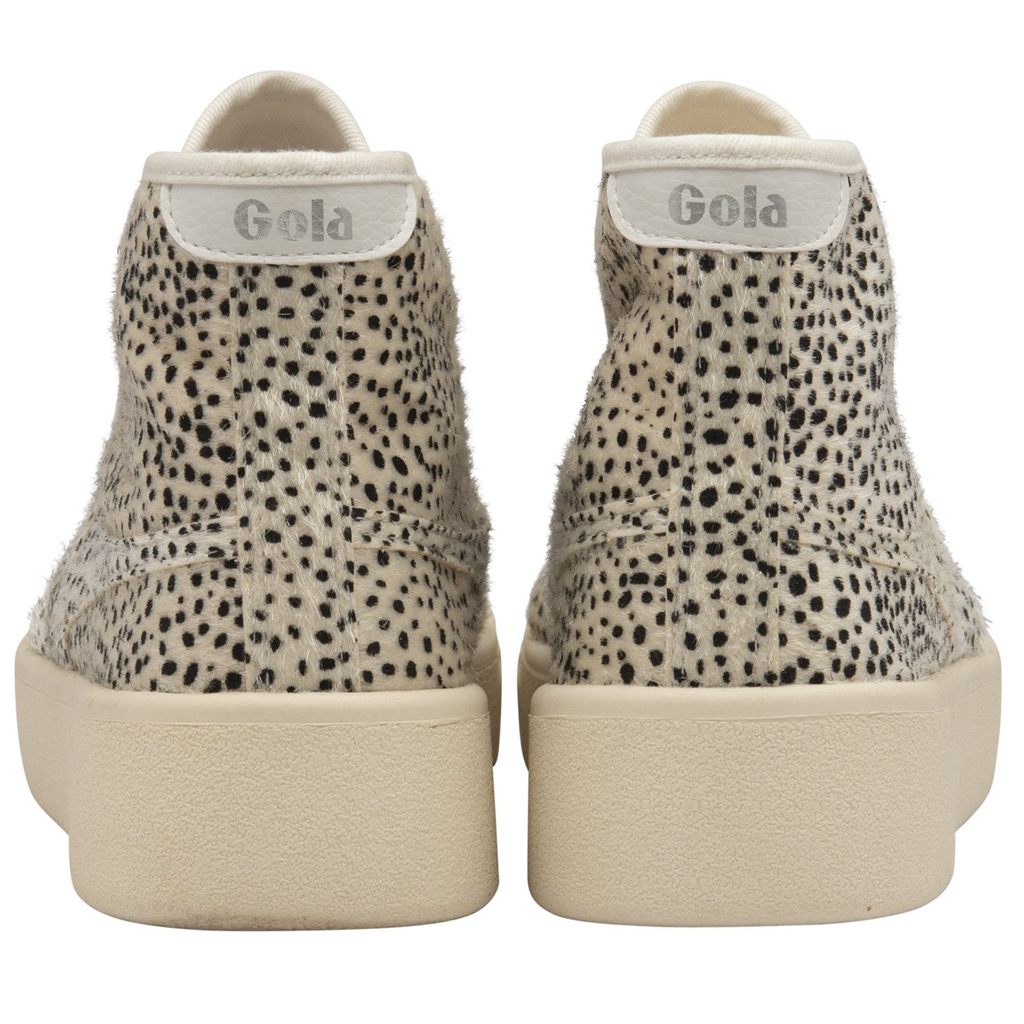 Gola Vegan Classics Baseline High Safari Sneakers Bílé CZ | XPKG-84975